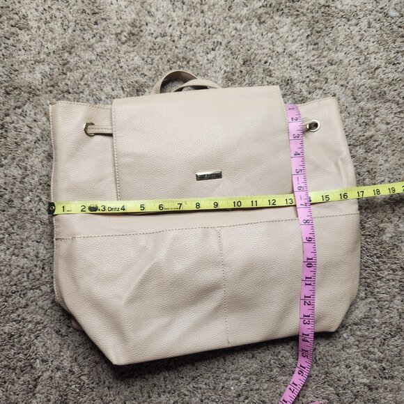 Kenneth Cole Tan Beige Backpack Purse - Picture 5 of 10